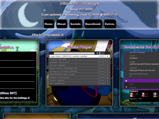 homepage screenshot