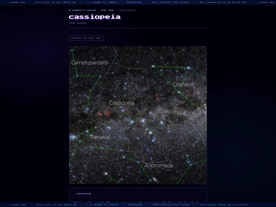 starmap/cassiopeia screenshot