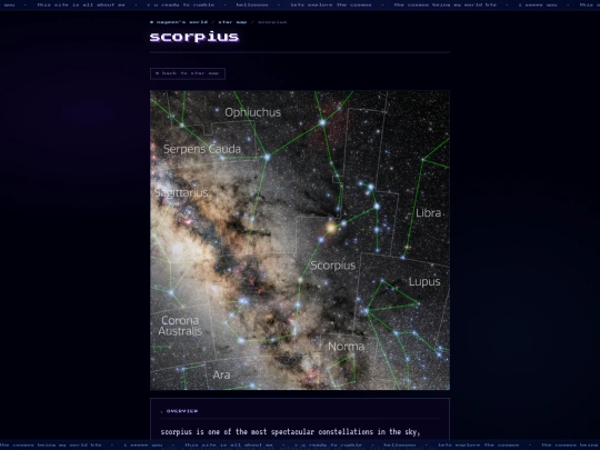 starmap/scorpius screenshot