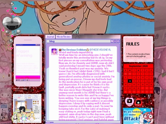 Journal screenshot