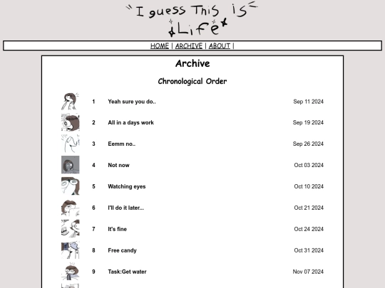 archive screenshot