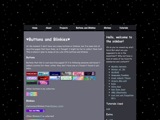 buttons-and-blinkies screenshot