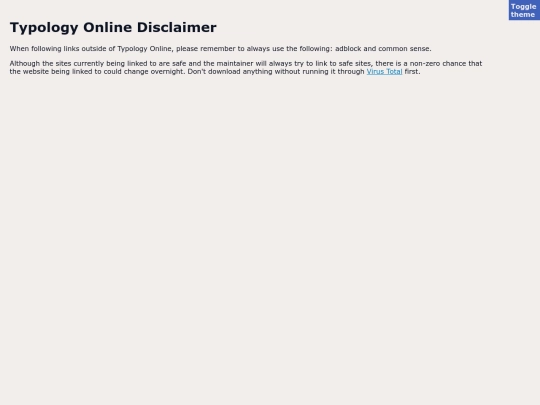 disclaimer screenshot
