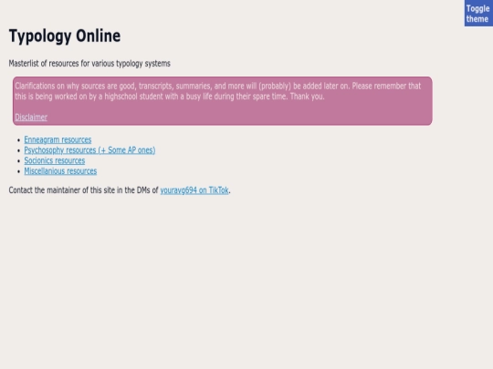index screenshot