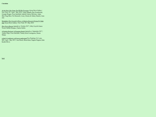 curation screenshot