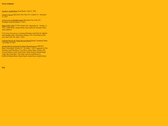 exhibitions screenshot