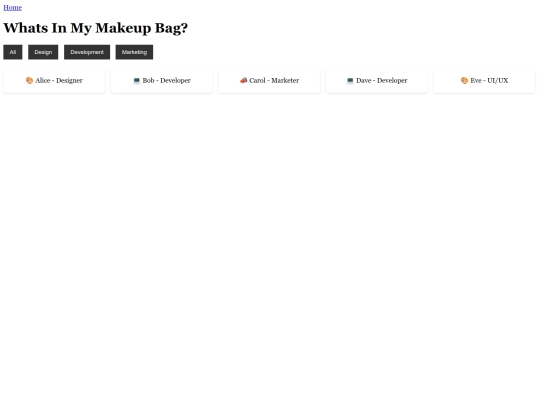 makeupbag screenshot
