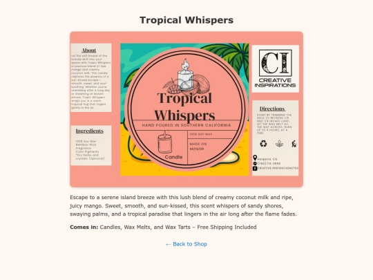 tropical-whispers screenshot