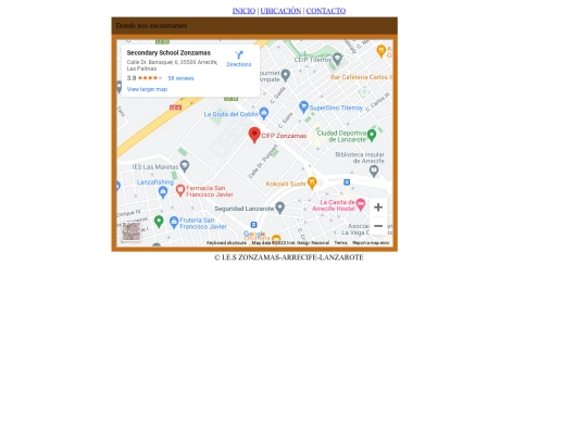 direccion de intituto screenshot