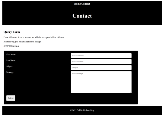 contact screenshot