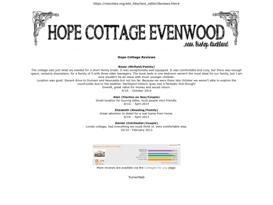 Reviews screenshot
