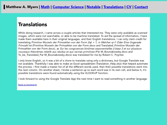 translations screenshot