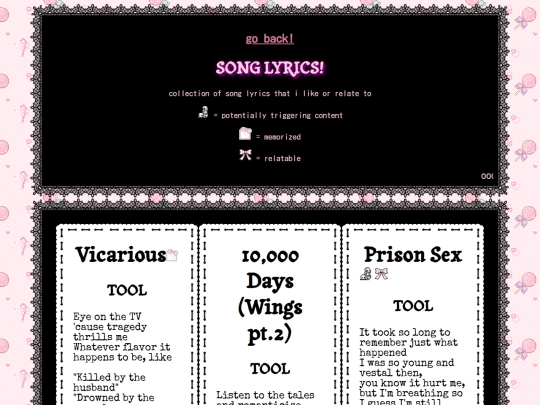 lyrics screenshot