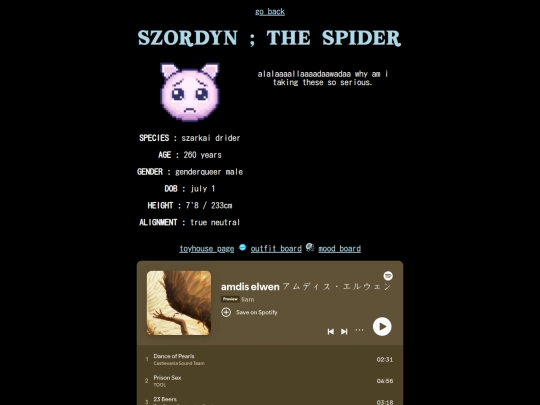 vampyric/pages/szordyn screenshot