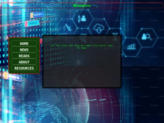 resources screenshot