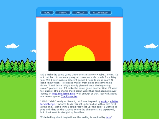posts/2021-03-28-The-Encounter-unfinished-business-bitsy-jam screenshot