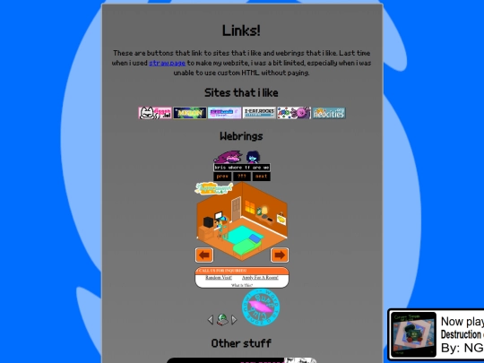 links screenshot