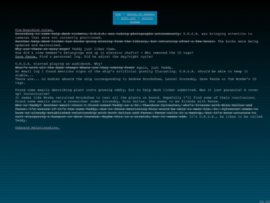 notes screenshot