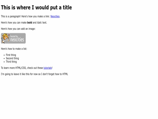 index screenshot