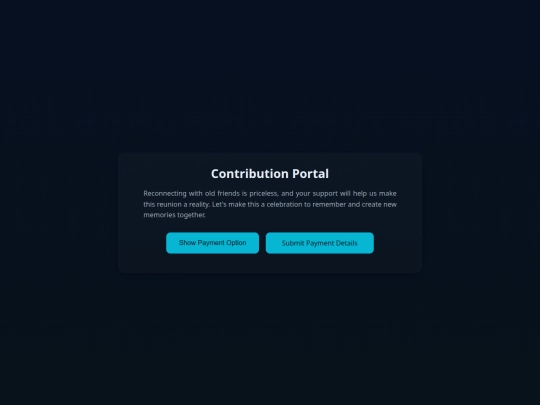 Reunion_contribution screenshot
