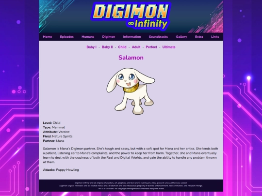 digimon/salamon screenshot
