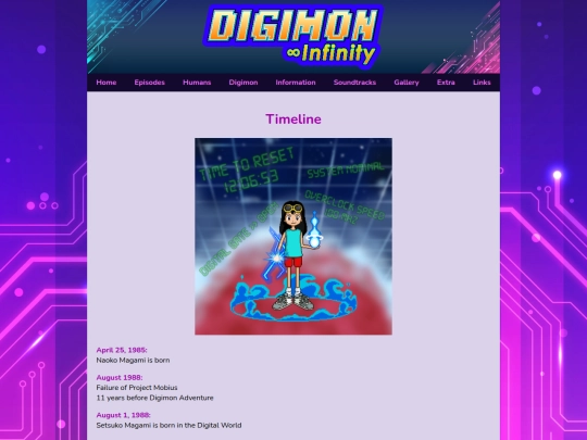 information/timeline screenshot