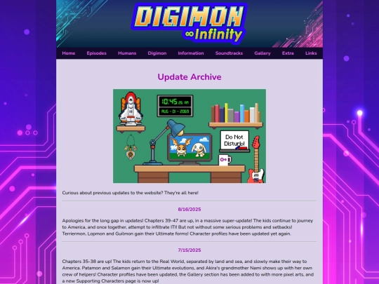 updates screenshot