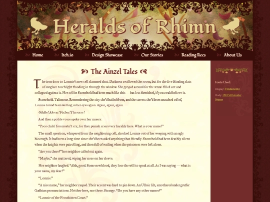 Stories/HoR-Ainzel-Tales screenshot