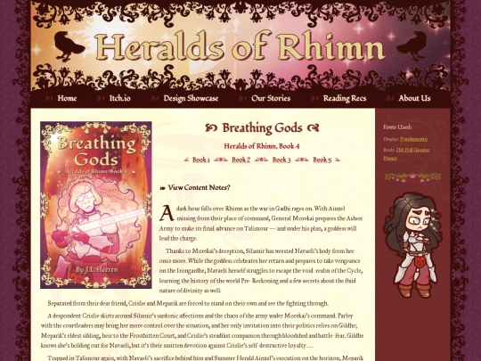 Stories/HoR-Breathing-Gods screenshot