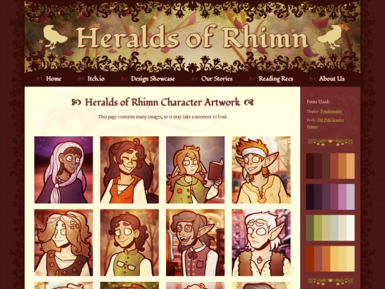 Stories/HoR-Character-Art screenshot