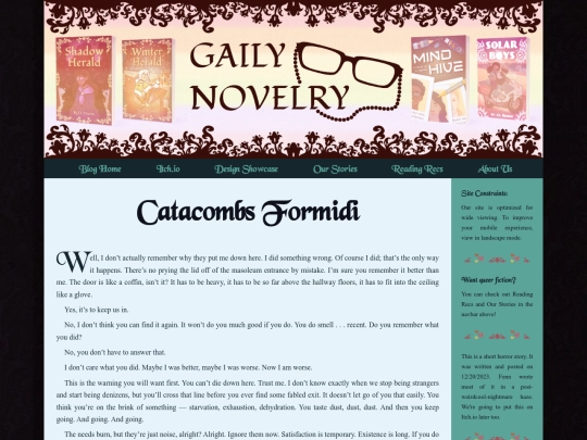 Stories/Short-Story-Catacombs screenshot
