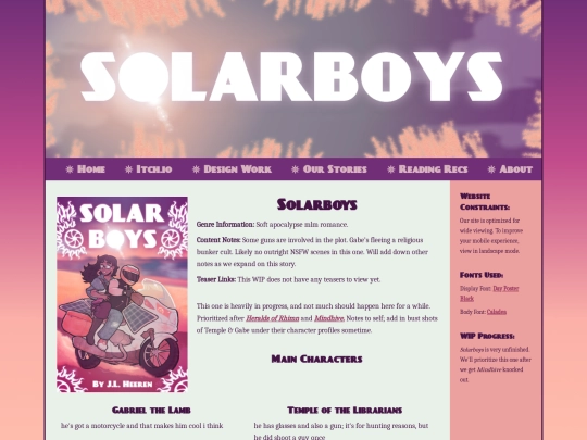 Stories/Solarboys screenshot