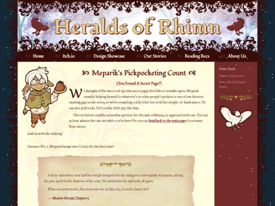 Stories/hor-secret-mepshinies screenshot