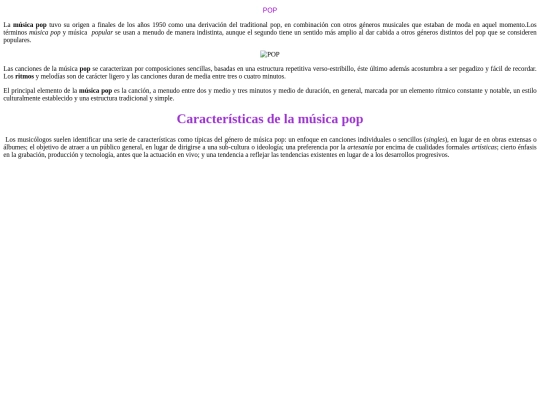 POP screenshot