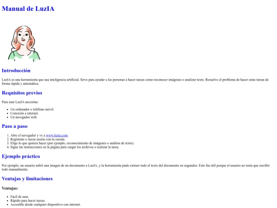 LuzIA screenshot