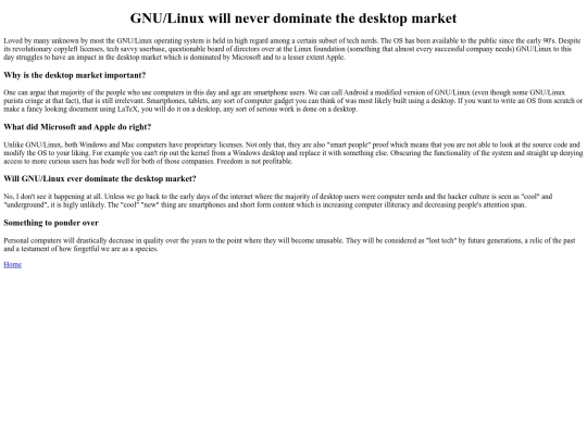 gnulinuxtoday screenshot