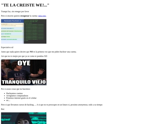 index screenshot