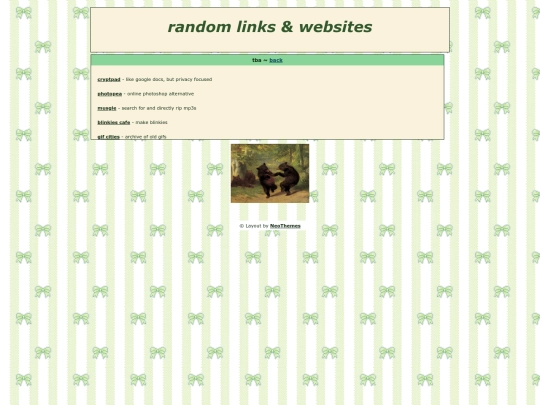 links screenshot