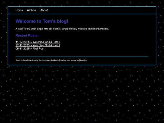 blog screenshot