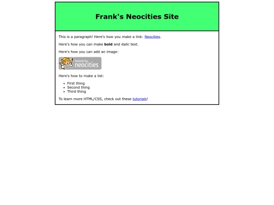 index screenshot