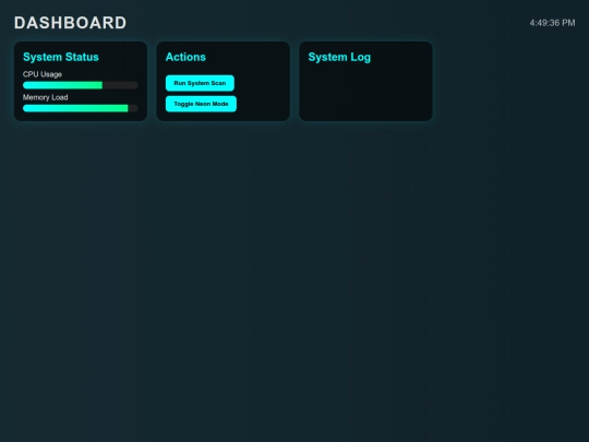 index screenshot