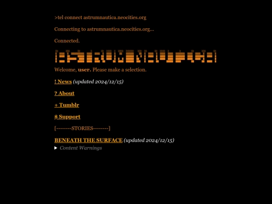 index screenshot