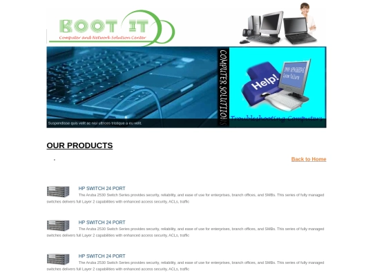 products screenshot
