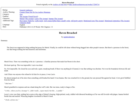 The Arcana/Haven Breached screenshot