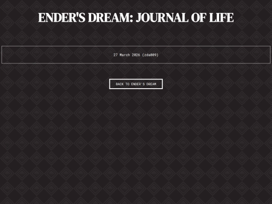 enders/journal-032026 screenshot