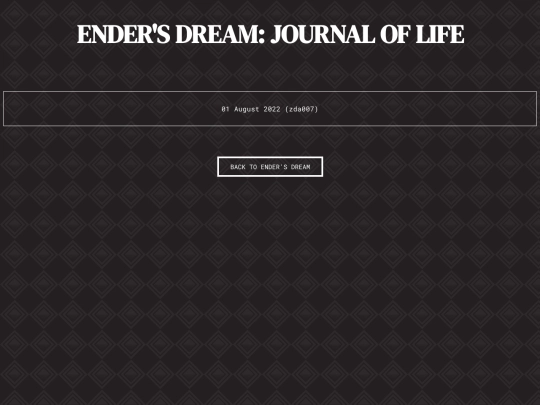 enders/journal-082022 screenshot