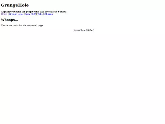 neocities-grungehole screenshot