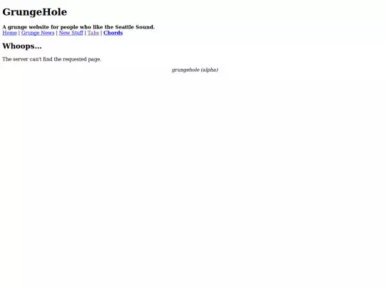 neocities-grungehole/tabs screenshot