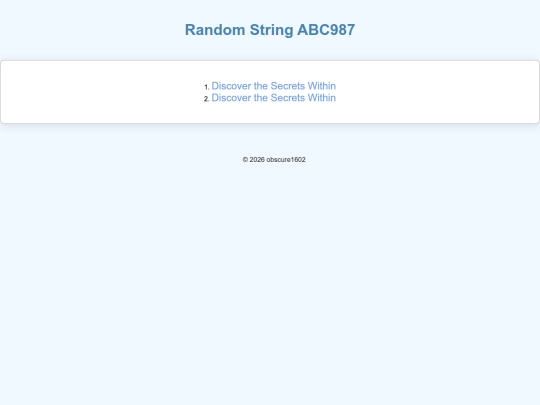 index screenshot