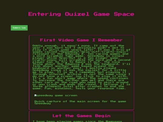 games screenshot